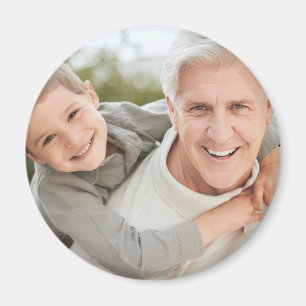 Íman Avô Vô Personalizado com Foto