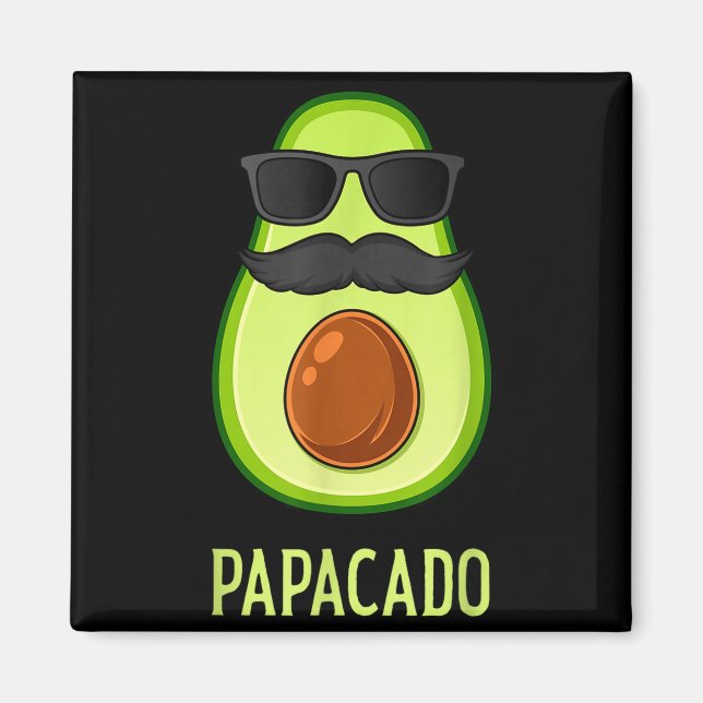 Íman Avocado Dad Papacado Funny Daddy Father Avocado  (Frente)