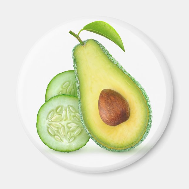 Íman Avocado e pepino (Frente)