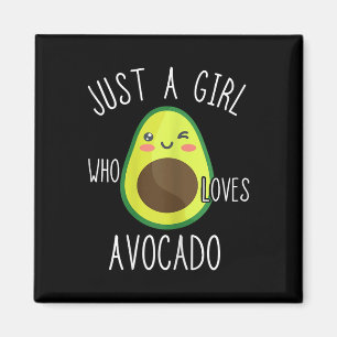 Íman Avocado Girls Doce Fruta Avocado Amantes De Verão