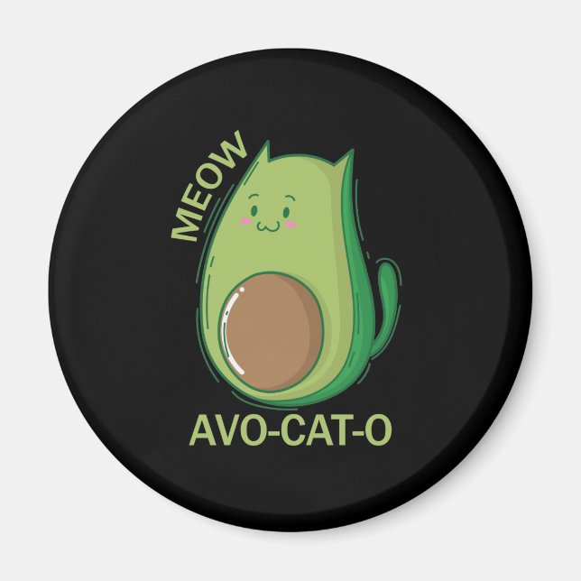 Íman Avocado Katzen Avo-Cat-O (Frente)