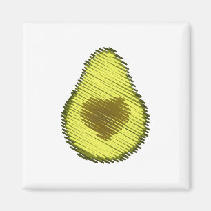 Íman Avocado Love Scribble