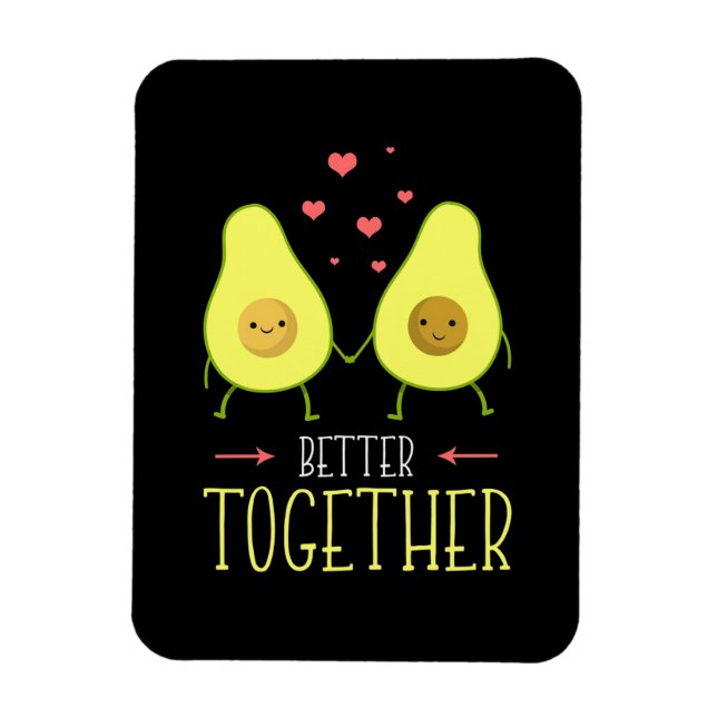 Íman Avocado Melhor Junto (Vertical)