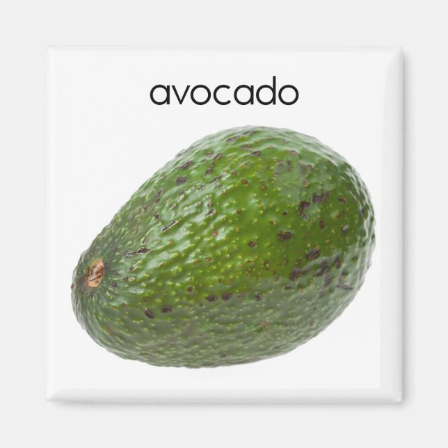 Íman Avocado Refrigerador Magnet (Frente)