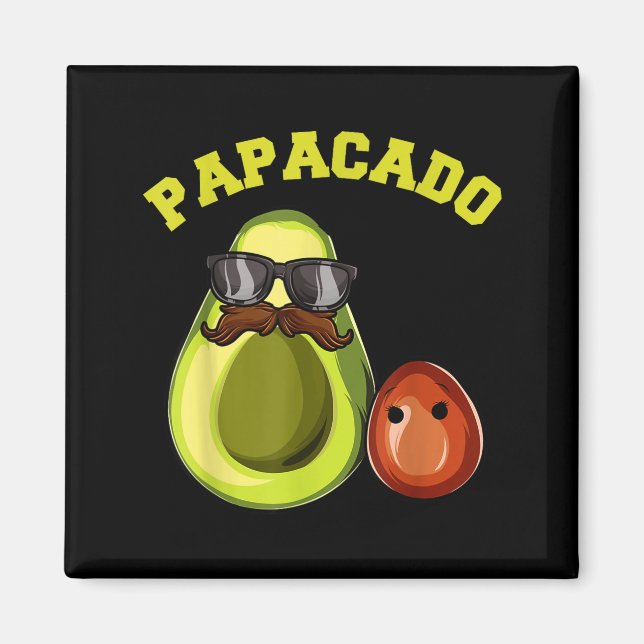 Íman Avocado Shirt For Men, Papacado Pregnancy Announce (Frente)
