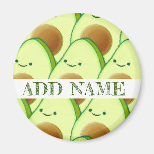 Íman Avocado Verde Bastante Sobre O Nome Personalizado 
