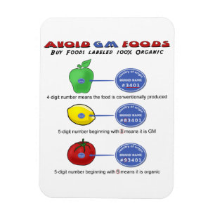 Íman Avoid GM foods avoid 5 digit PLU starting with 8
