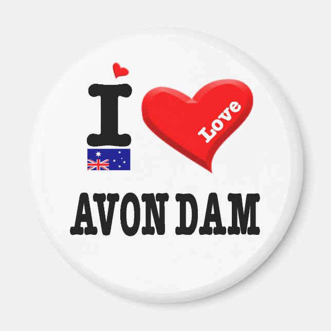 Íman AVON DAM - I Love (Frente)