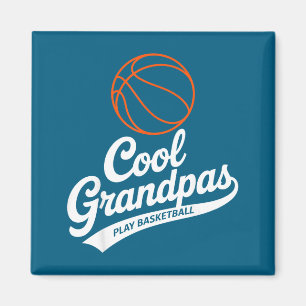 Íman Avôs Legais Jogam Basquete Avô Arte Gráfica