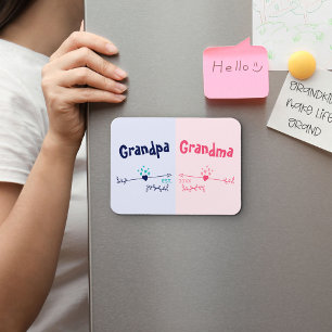 Íman Avós Recém-chegados - Anúncio de Bebê ou Gravidez