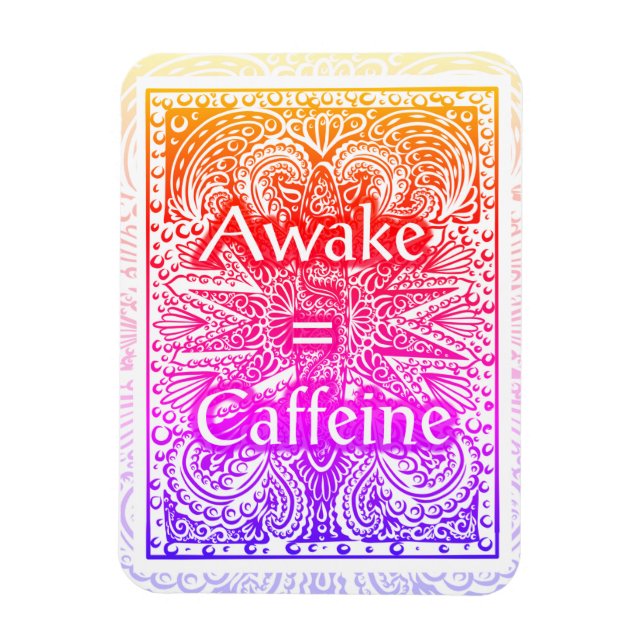 Íman Awake=Caffeine - Citação Positiva (Vertical)