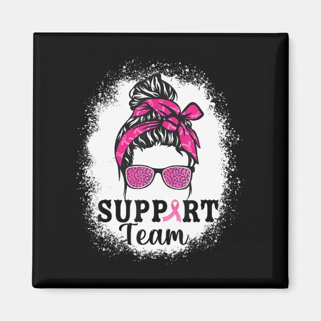 Íman Awarenes do Cancer de Mama da Equipe de Suporte de (Frente)