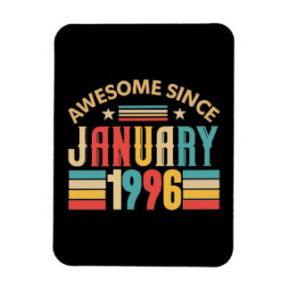 Íman Awesome Since January 1996 Flexible Photo Magnet