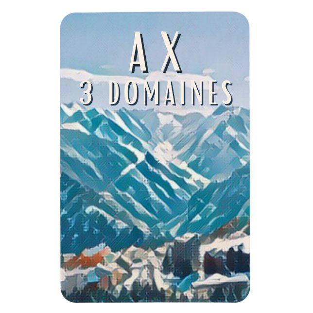 Íman Ax 3 Domaines Station de ski (Vertical)