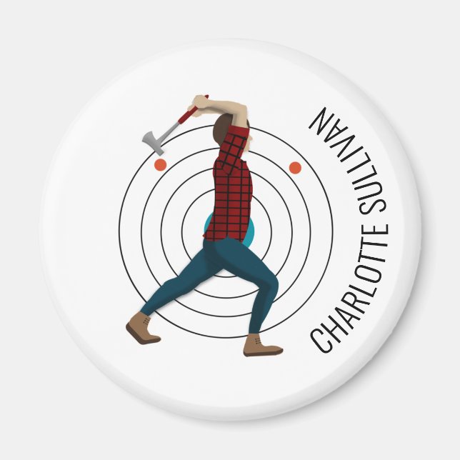 Íman Ax Throwing (Frente)