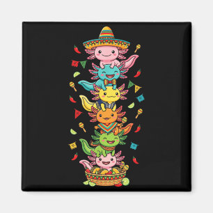 Íman Axolote Engraçado Cinco De Mayo Crianças Homens Mu