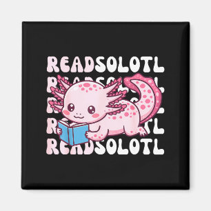 Íman Axolote lê livro kawaii lendo livros para homens