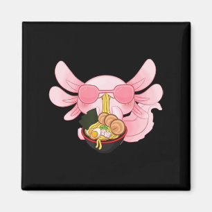 Íman Axolotl Ramen Kawaii Japonês Anime Noodle Gift Wo