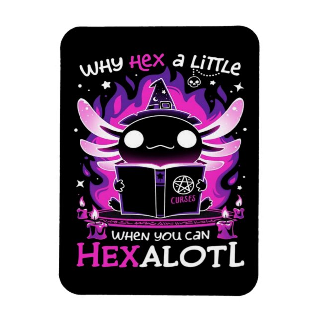 Íman Axolotl Witching Hour - Salamandre (Vertical)