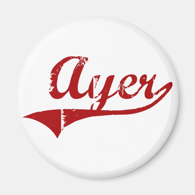 Íman Ayer Massachusetts Classic Design (Frente)