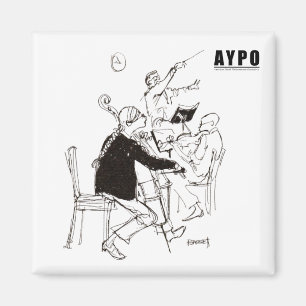 Íman AYPO 25-26 Season Limited Cartoon Magnet