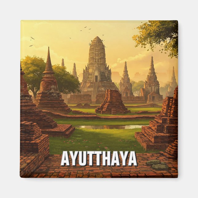 Íman Ayutthaya Tailândia Viagem (Frente)