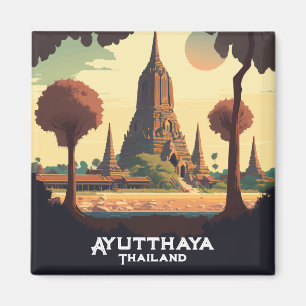 Íman Ayutthaya Thailand Templple Sunset