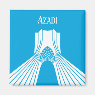Íman Azadi Tower Turquoise Magnet