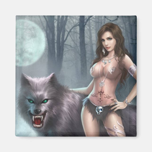 Íman Azmodeus Lycan Queen, Magnet (Frente)