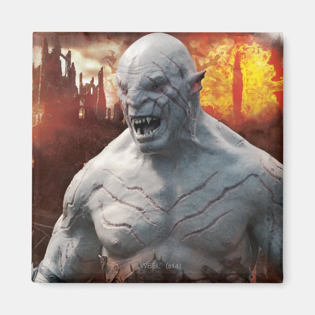 Íman Azog & Orcs Silhouette Graphic (Frente)