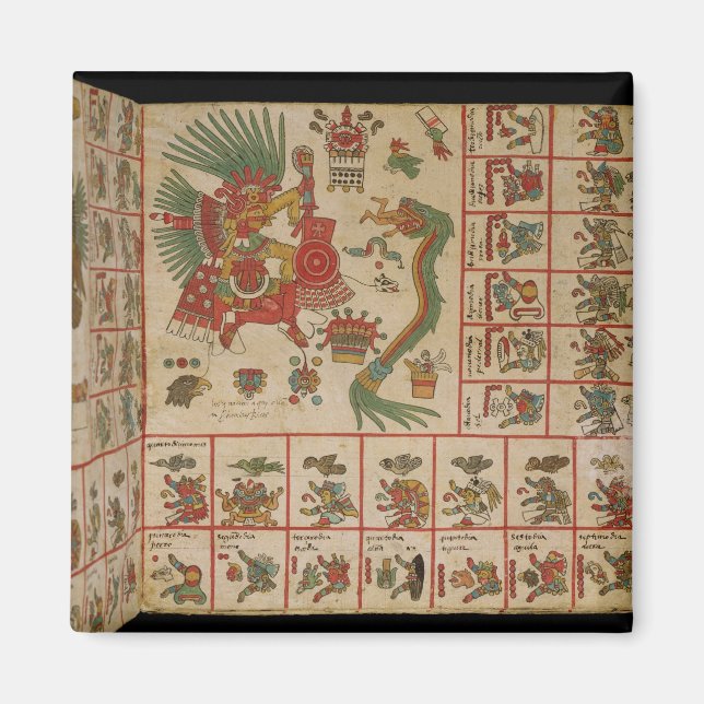 Íman Aztec Codex Borbonicus (Frente)