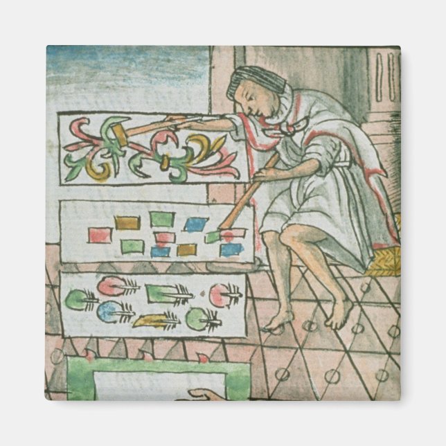 Íman Aztec Feather Artisan (Frente)