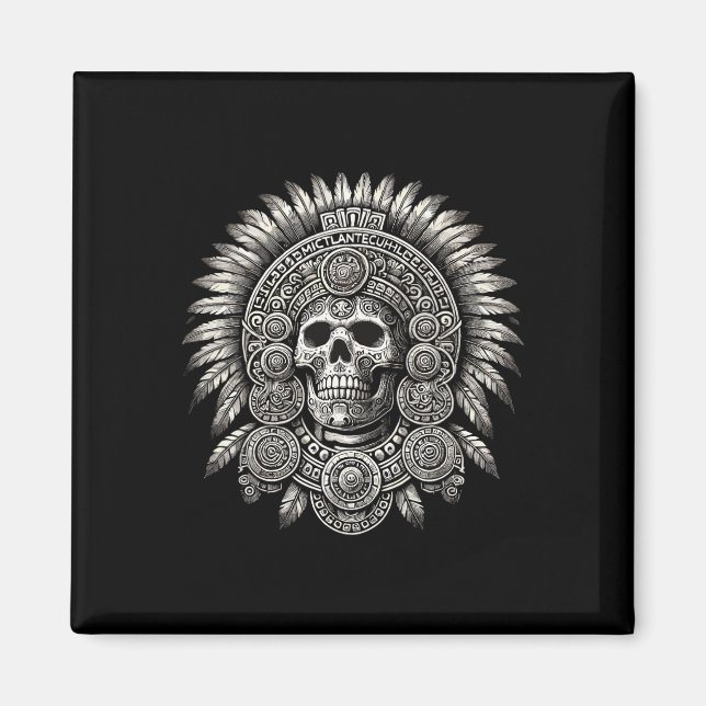 Íman Aztec Mictlantecuhtli Orgulho Mexicano Boxing (Frente)