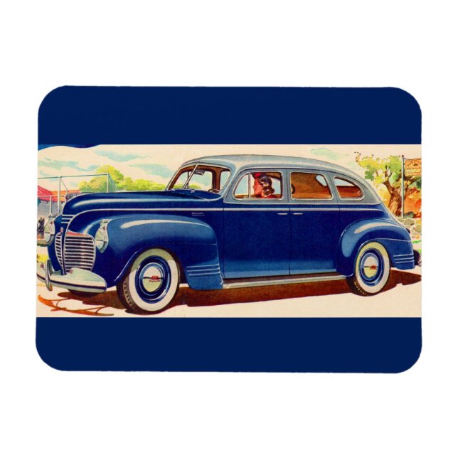 Íman azul 1941 Plymouth (Horizontal)