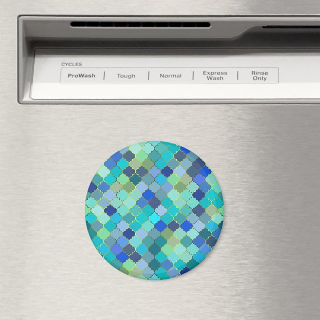 Íman Azul Aqua Mosaico Marroquino (In Situ (Dishwasher))