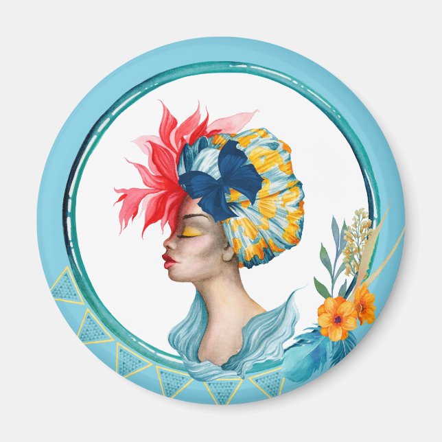 Íman Azul-azul-mãozinho (Frente)