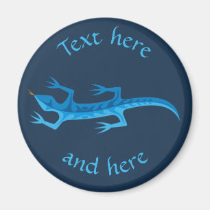 Íman Azul-azulado Tribal