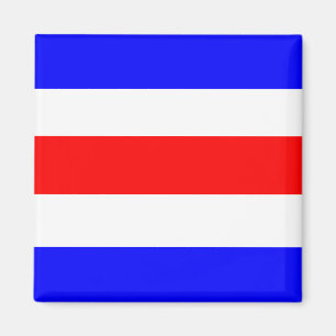 Íman Azul branco vermelho de Charlie