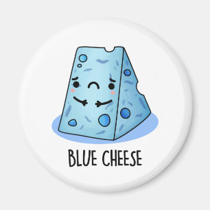 Íman Azul Cheijo Engraçado Pun Triste