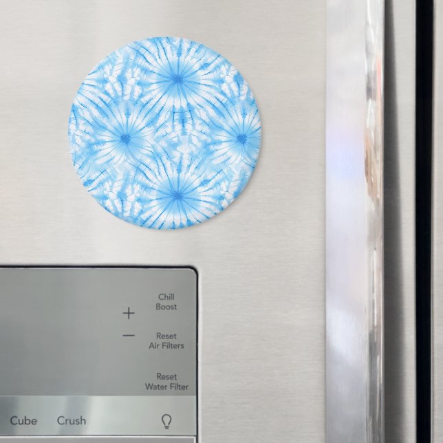 Íman Azul Claro Tie Dye Branco (In Situ (Fridge))