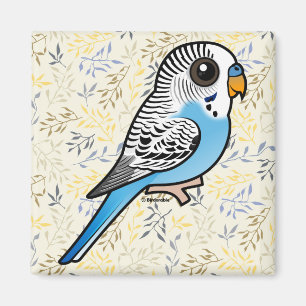 Íman Azul de Birdorable Budgie