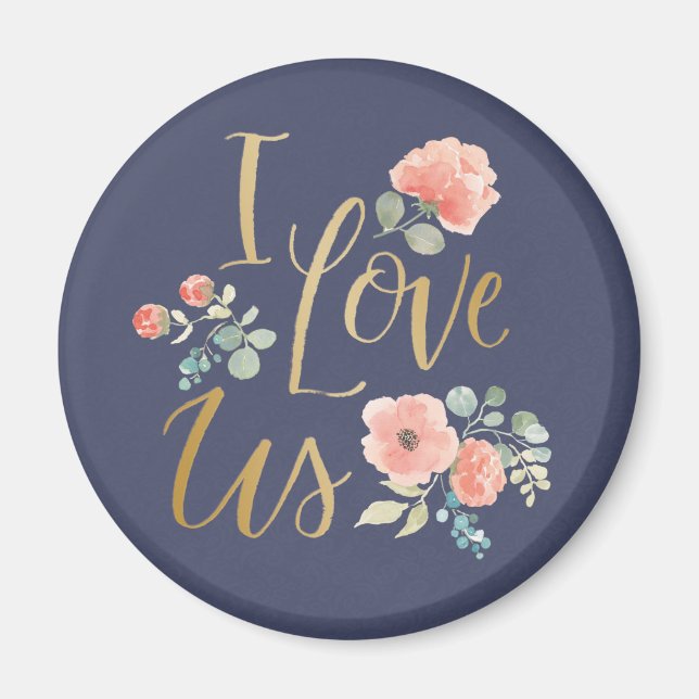 Íman Azul delgado | Eu Nos Amo (Frente)