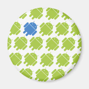 Íman Azul do Android do vôo