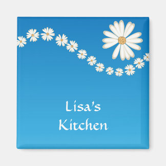 Íman Azul e margarida