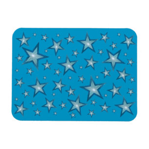 Íman Azul flexível do ímã das estrelas azuis