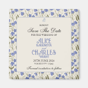 Íman Azul Floral e Creme de Ervilha doce