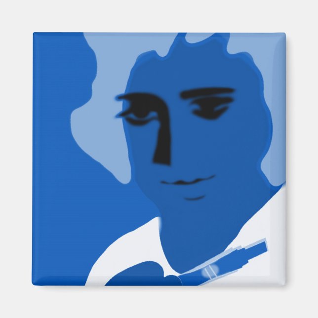 Íman azul-íman (Frente)