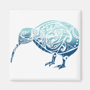 Íman Azul maori do pássaro do quivi - ideia do present