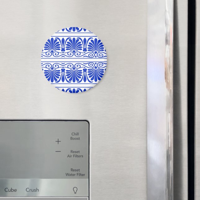 Íman Azul-padrão árabe mediterrânico grego (In Situ (Fridge))