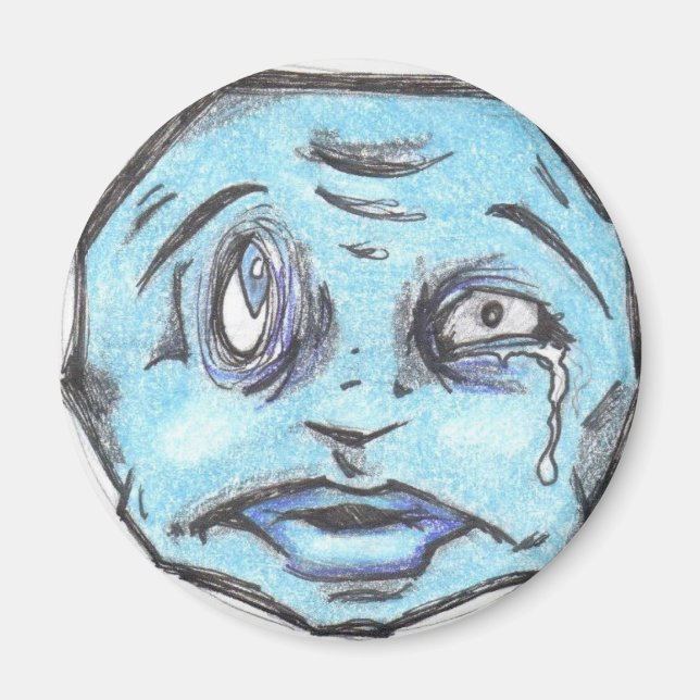 Íman azul POO HEAD (Frente)